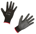 Fine-knitted glove Gnitter Black