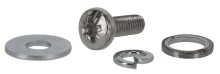 Screw set for crank