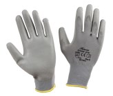 Fine-knitted glove Gnitter Grey